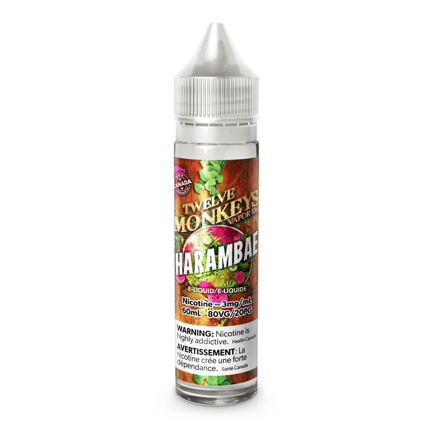 Harambae 60ml, Nicotine Strength: 3mg