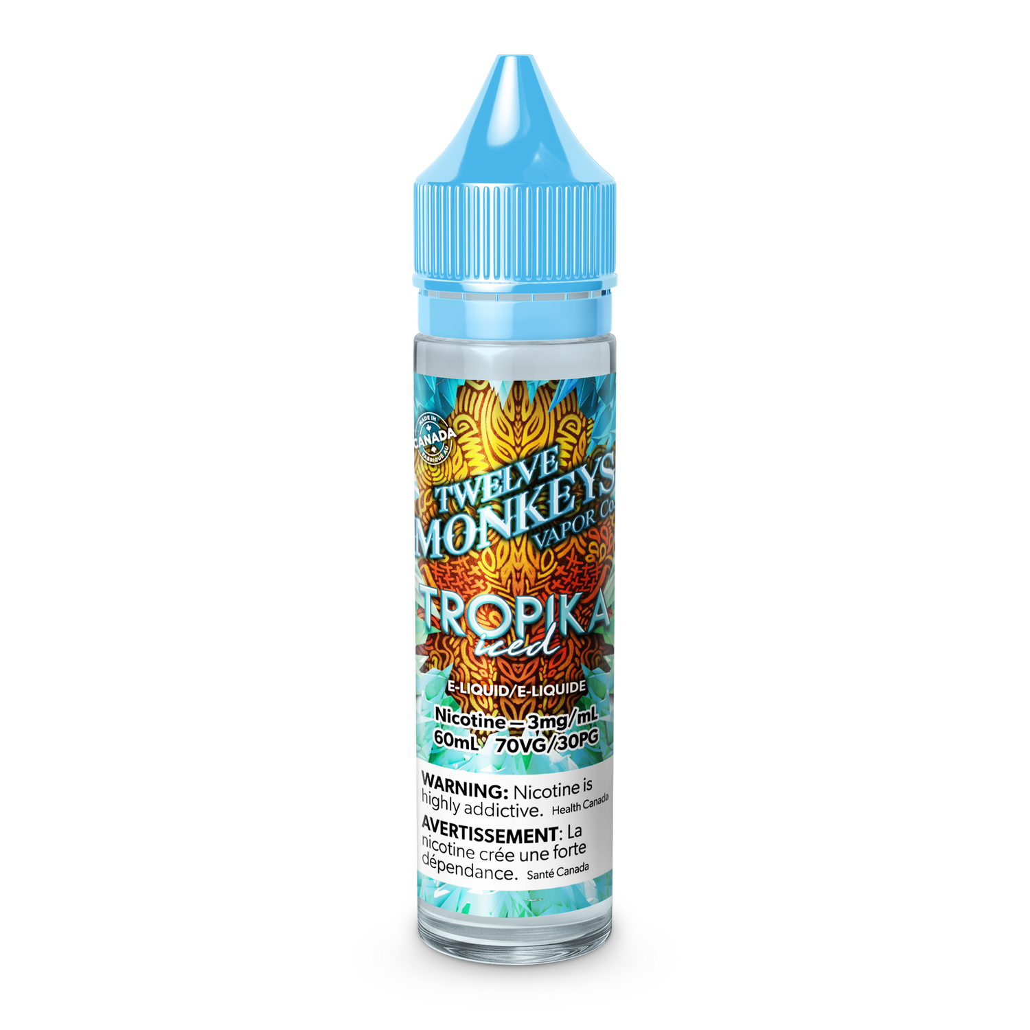 Tropika Iced 60ml, Nicotine Strength: 3mg