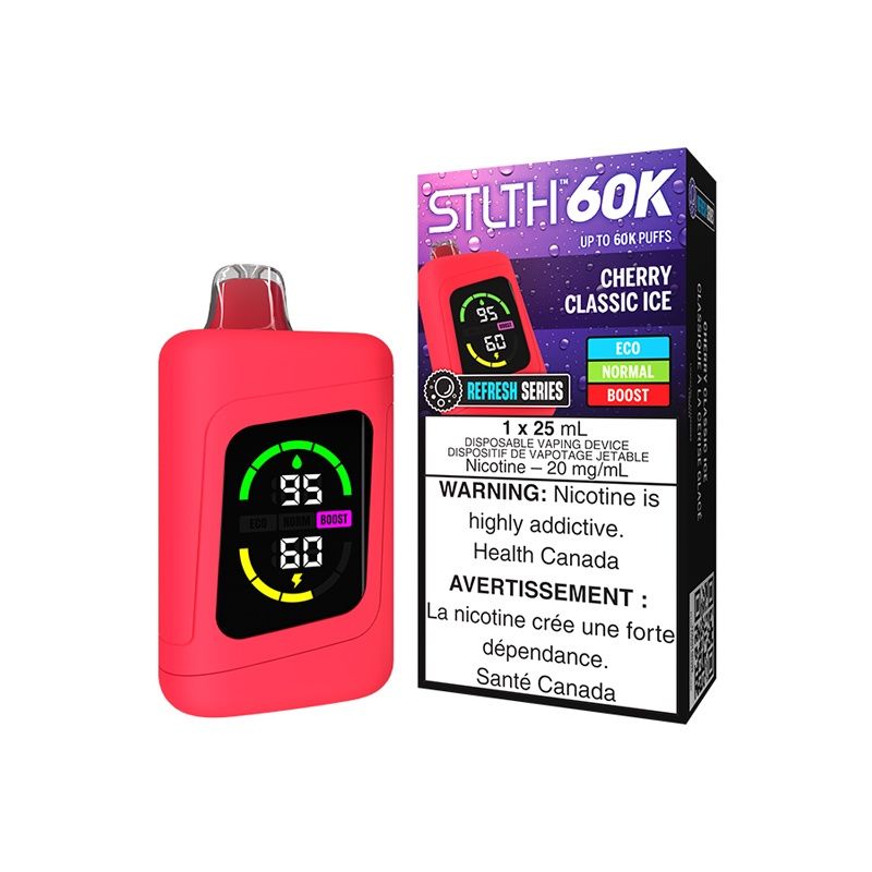 STLTH 60k Refresh Series, Flavour: Cherry Classic Ice