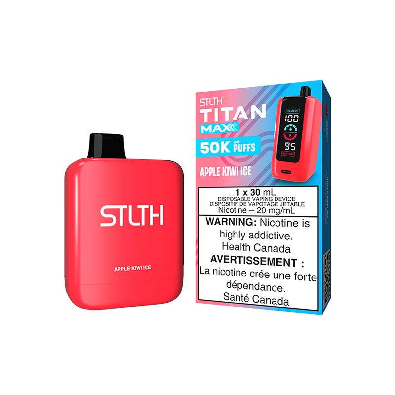 STLTH Titan Max, Flavour: Apple Kiwi Ice