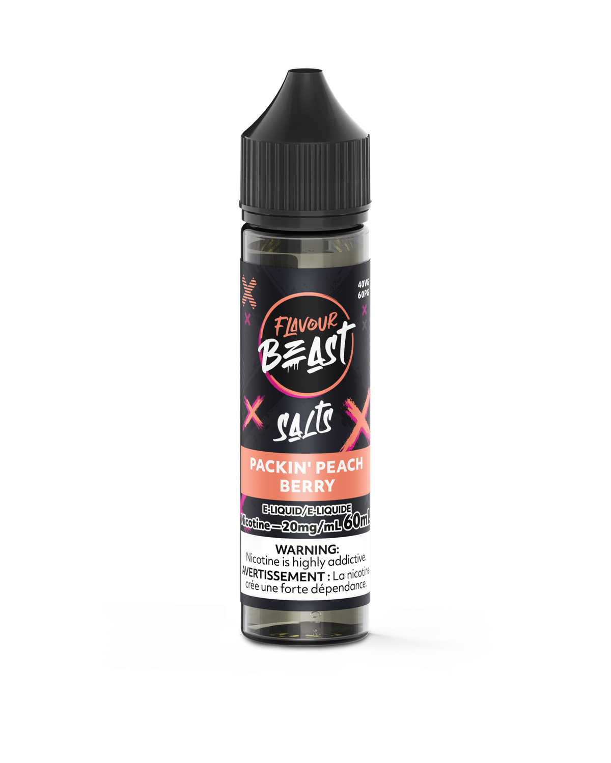 Packin' Peach Berry Salts 60ml