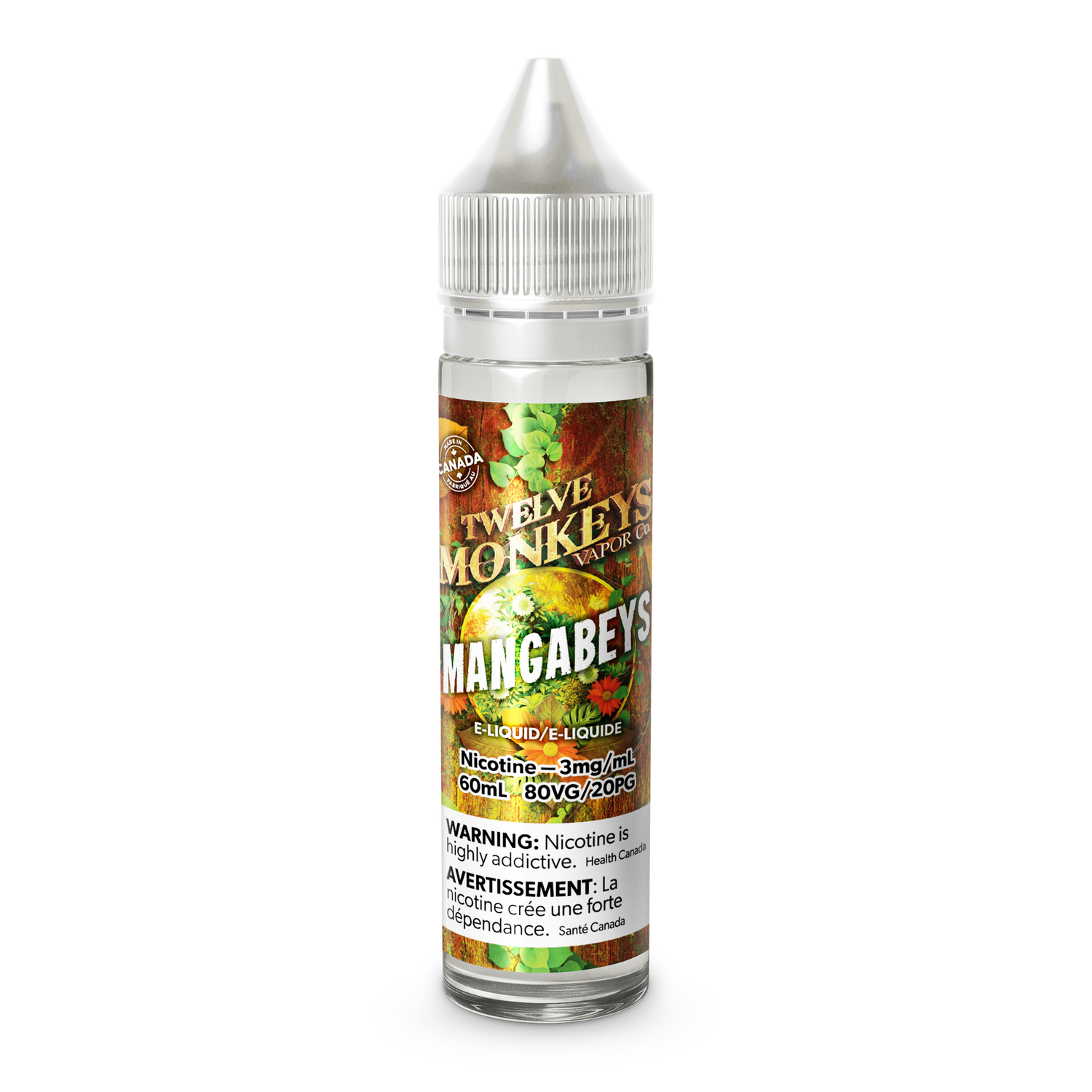 Mangabeys 60ml, Nicotine Strength: 3mg