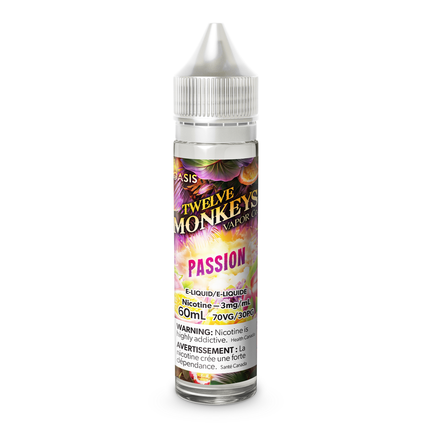 Passion 60ml, Nicotine Strength: 3mg