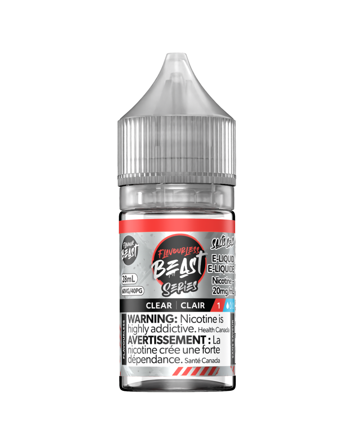 Flavourless Clear 1 Salts 30ml