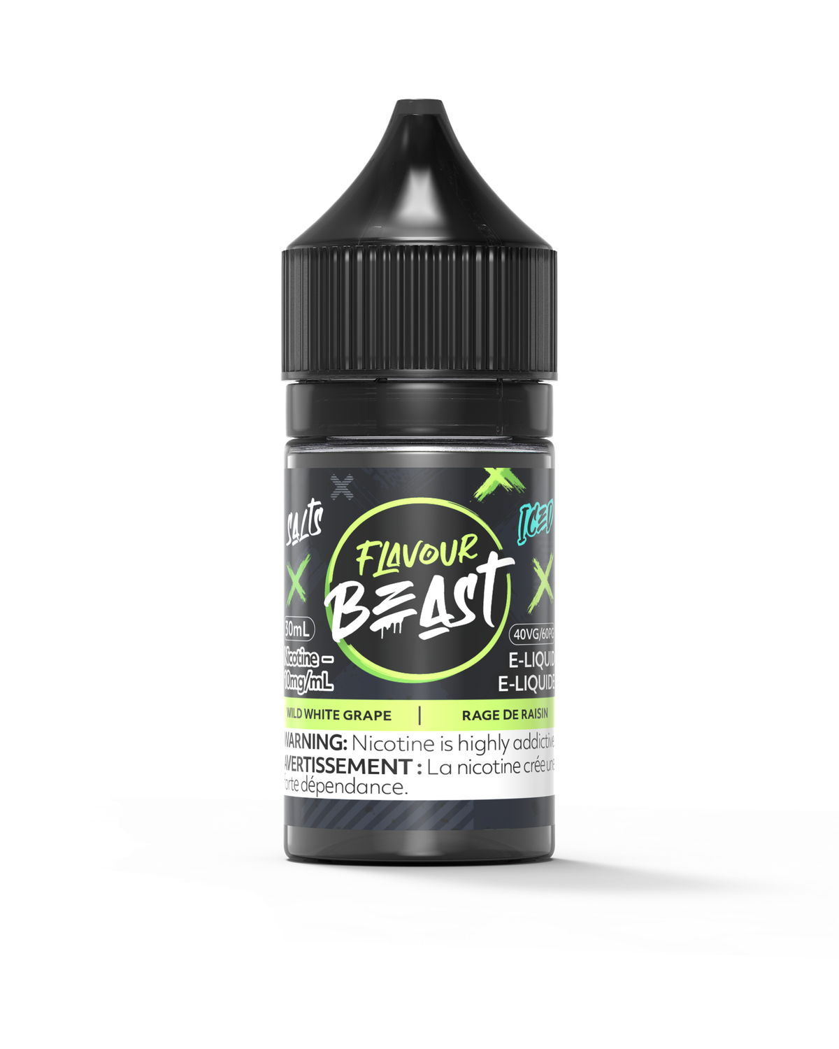 Wild White Grape Iced Salts 30ml, Nicotine Strength: 10mg