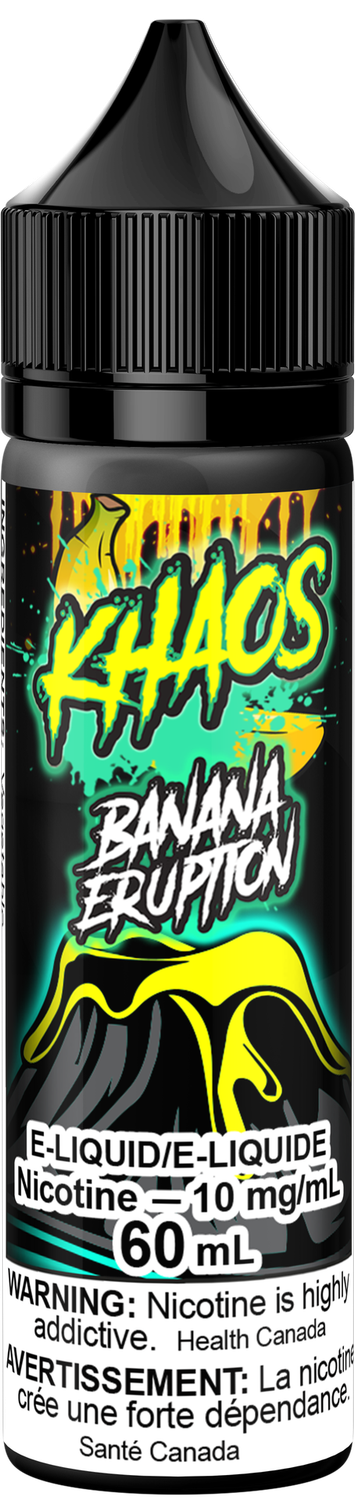 Banana Eruption Salts 60ml, Nicotine Strength: 10mg