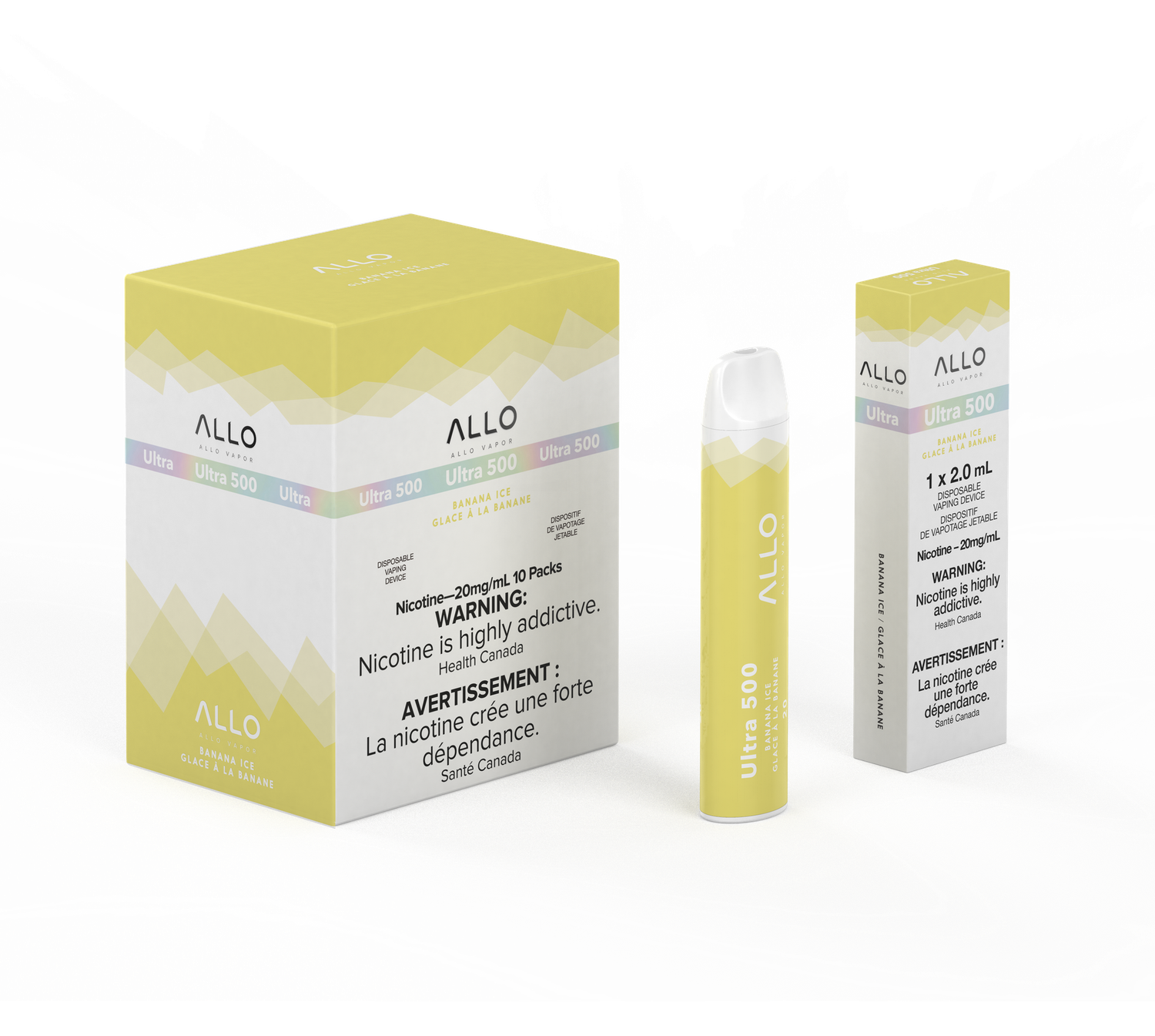 Allo Ultra 500, Flavour: Banana Ice