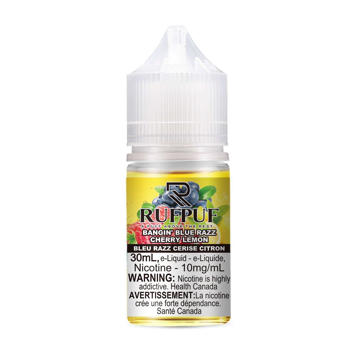 Bangin Blue Razz Cherry Lemon RP Salts 30ml (Discontinued), Nicotine Strength: 10mg