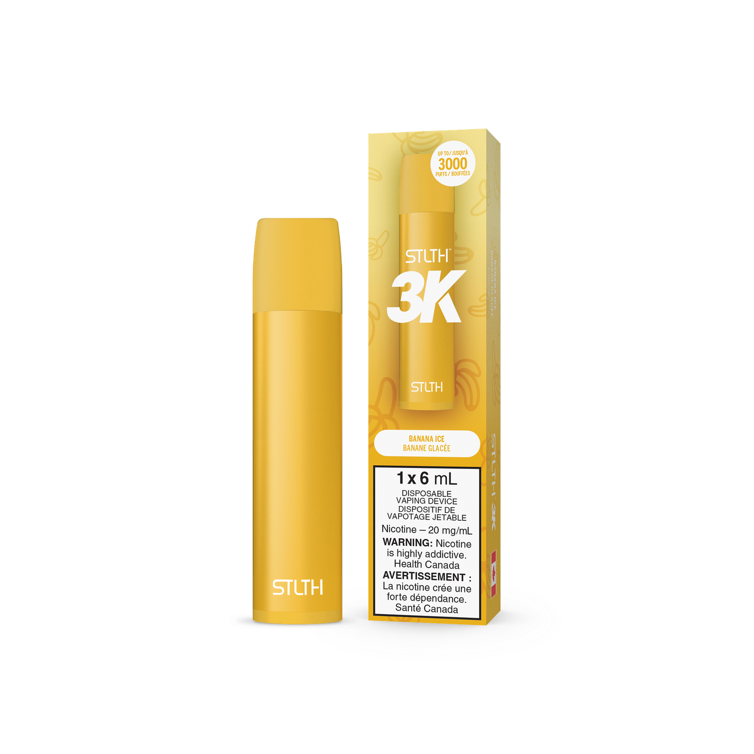 STLTH 3k (Discontinued), Flavour: Banana Ice