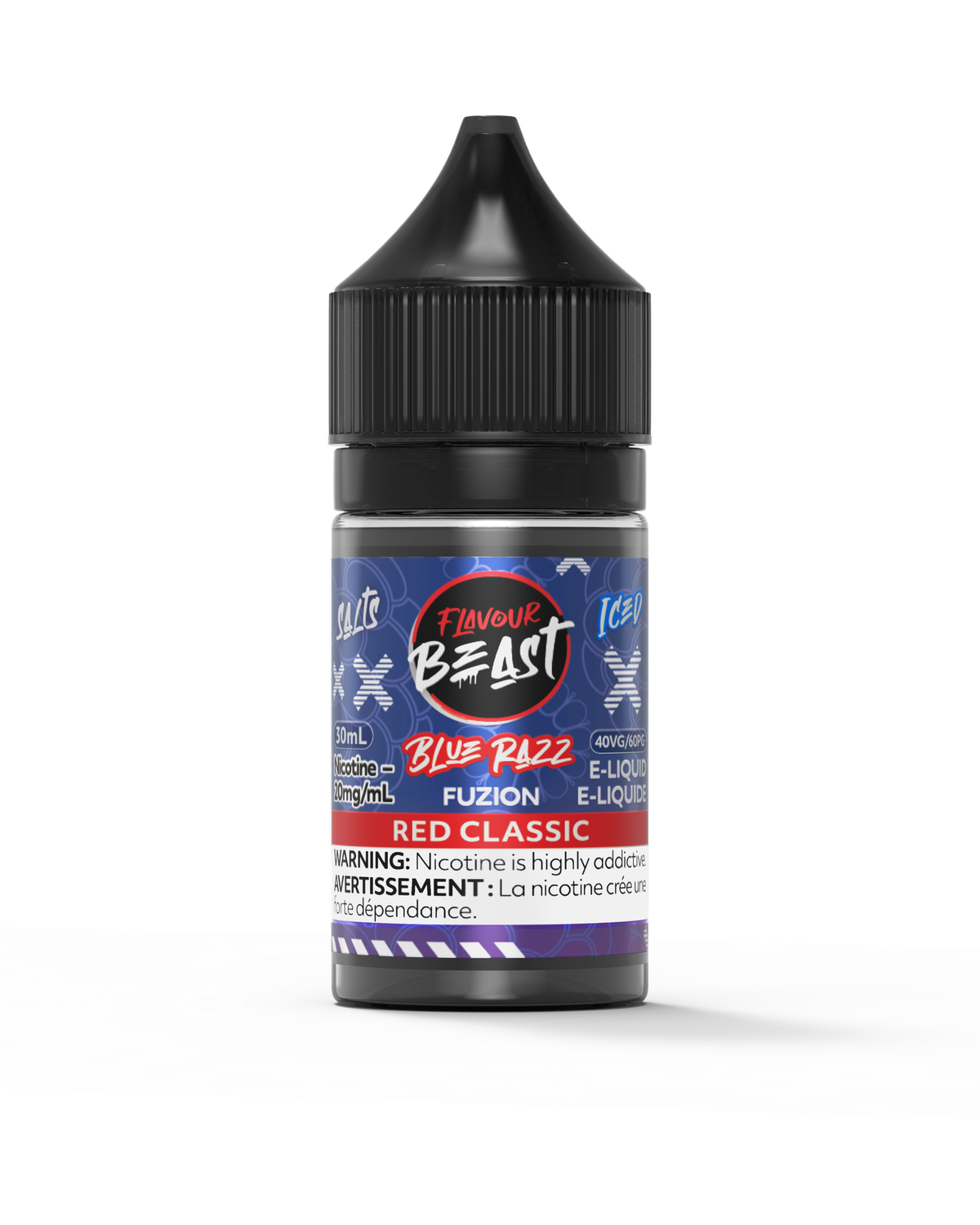 Blue Razz Fuzion Red Classic Salts 30ml
