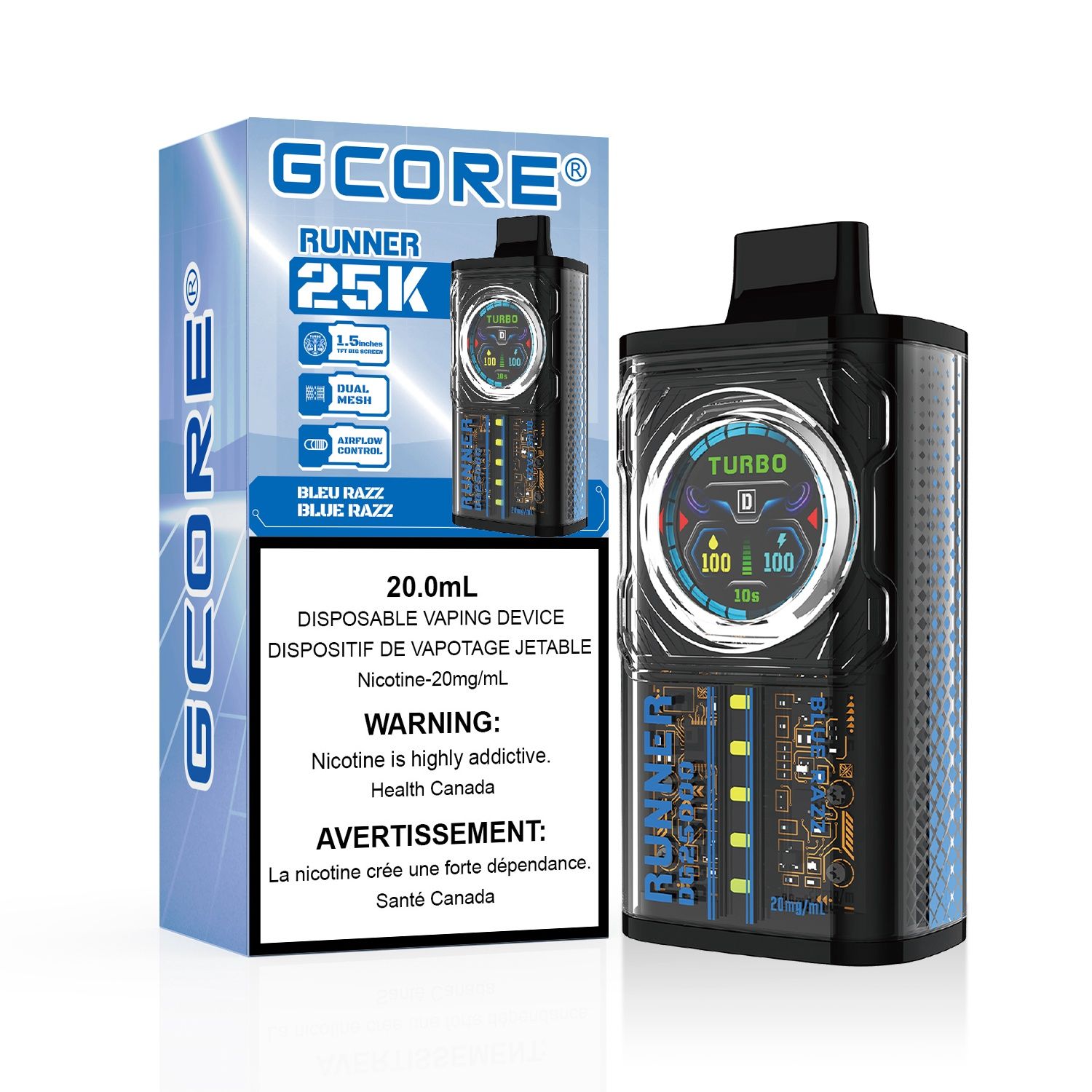 Runner 25k (Discontinued), Flavour: Blue Razz