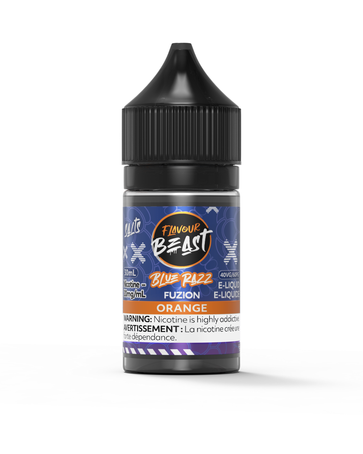 Blue Razz Fuzion Orange Salts 30ml