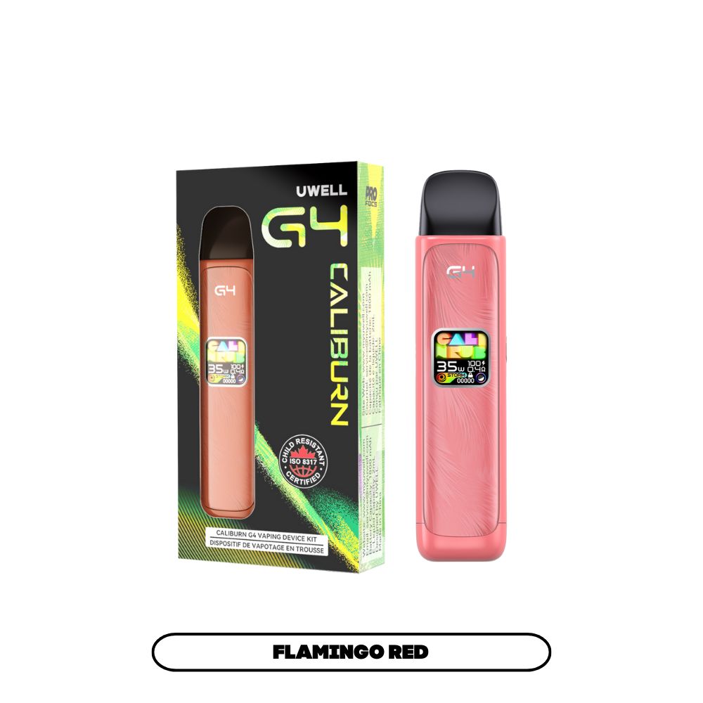 Caliburn G4 Starter Kit, Colour: Flamingo Red