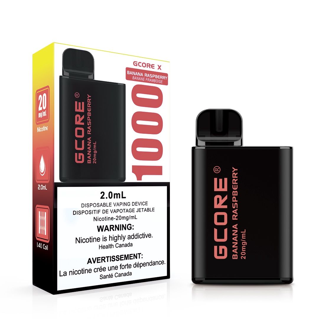 GCore X (Discontinued), Flavour: Banana Raspberry