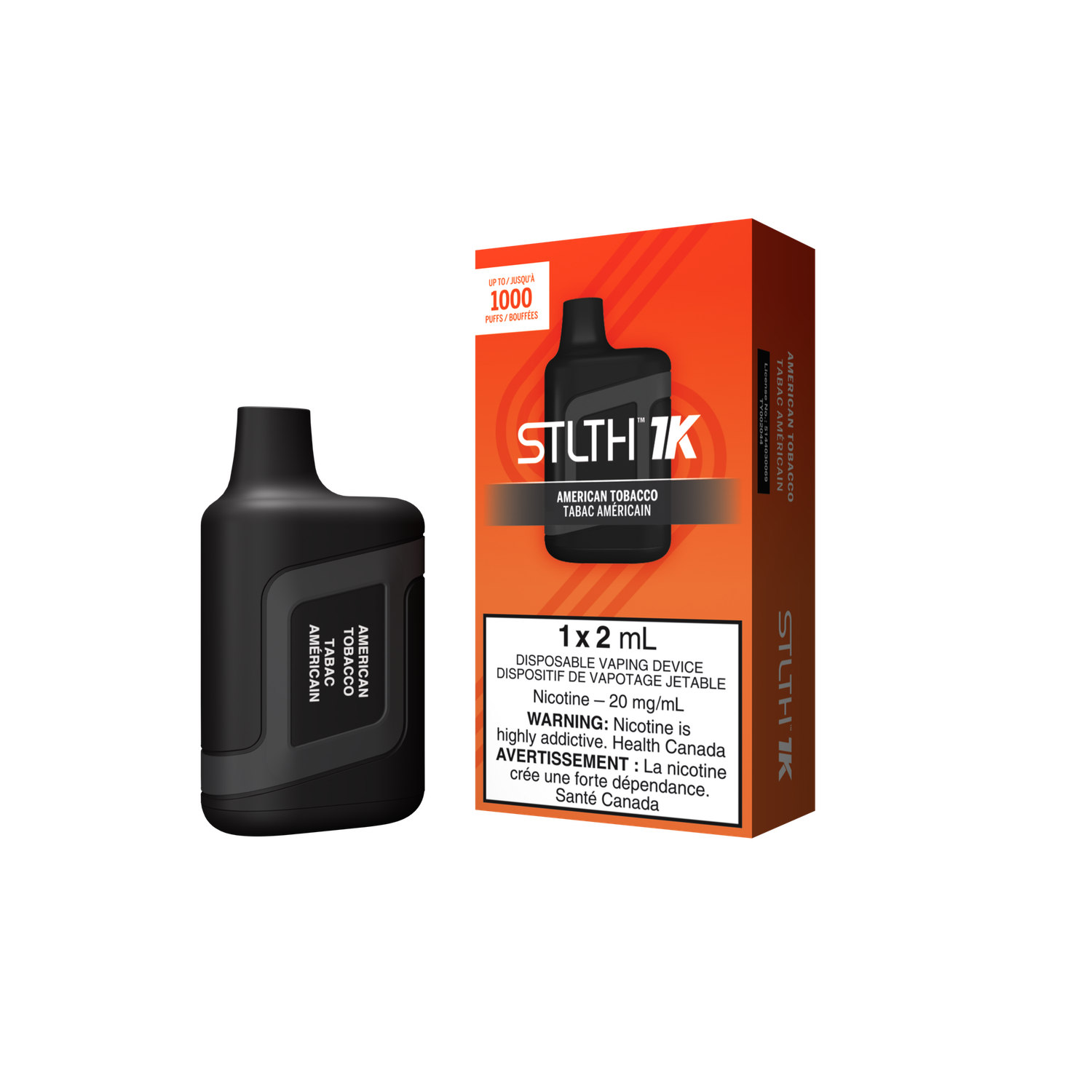 STLTH 1K, Flavour: American Tobacco (Discontinued)