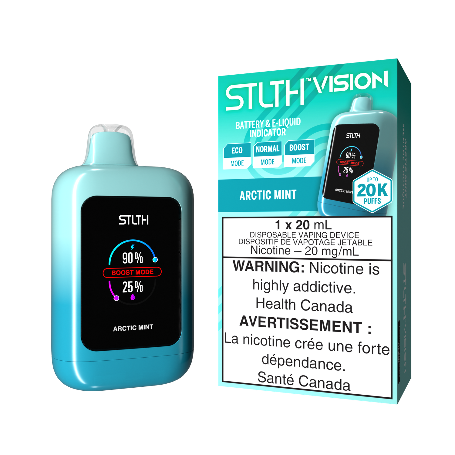 STLTH Vision, Flavour: Arctic Mint (Discontinued)