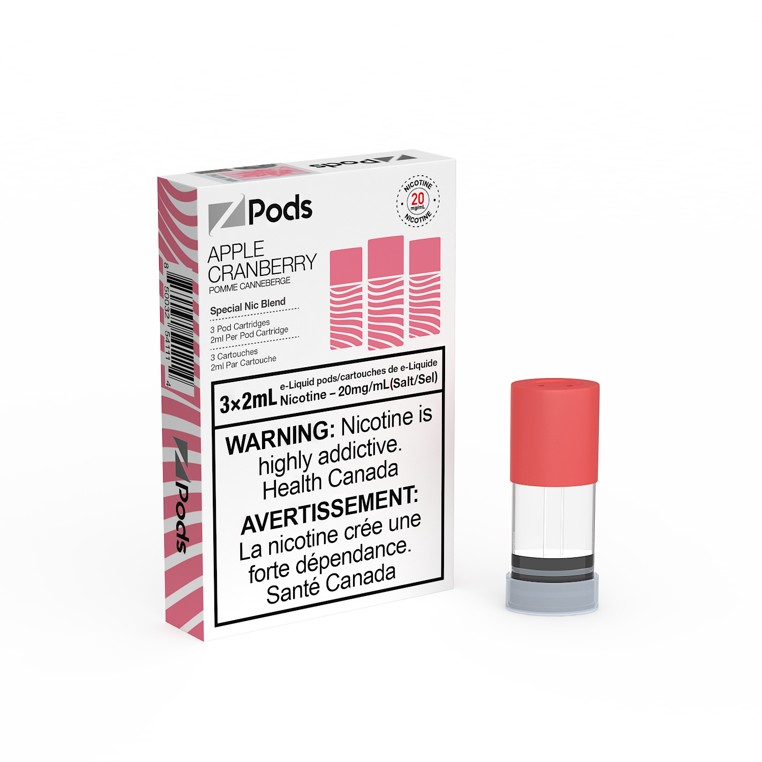 Z Pods, Flavour: Apple Cranberry