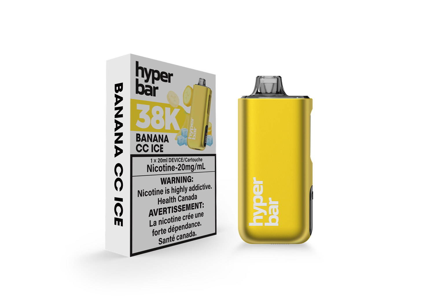 BE38000 (Discontinued), Flavour: Banana CC Ice