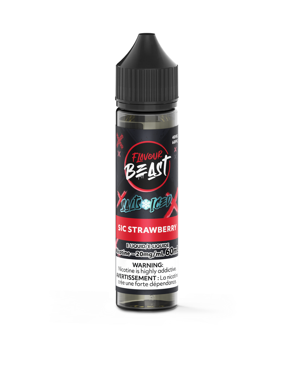 Sic Strawberry Iced Salts 60ml