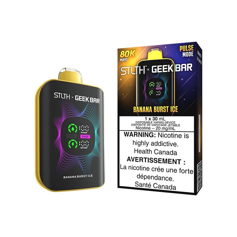 STLTH X GEEK BAR, Flavour: Banana Burst Ice