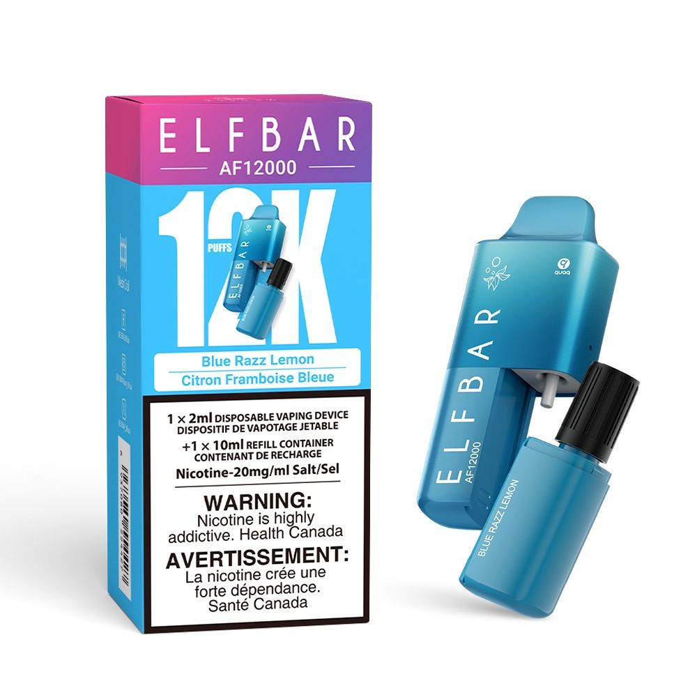 AF12K Disposable w/Refill Pod, Flavour: Blue Razz Lemon