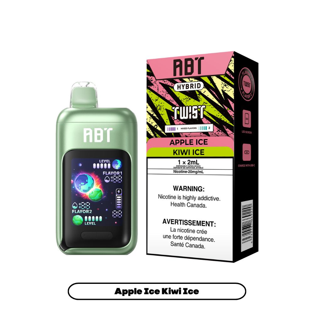 ABT Twist, Flavour: Apple Ice Kiwi Ice