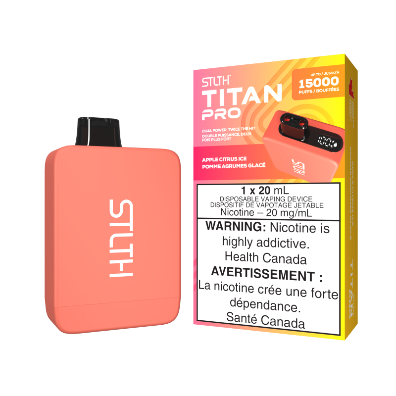 STLTH Titan Pro 15k, Flavour: Apple Citrus Ice