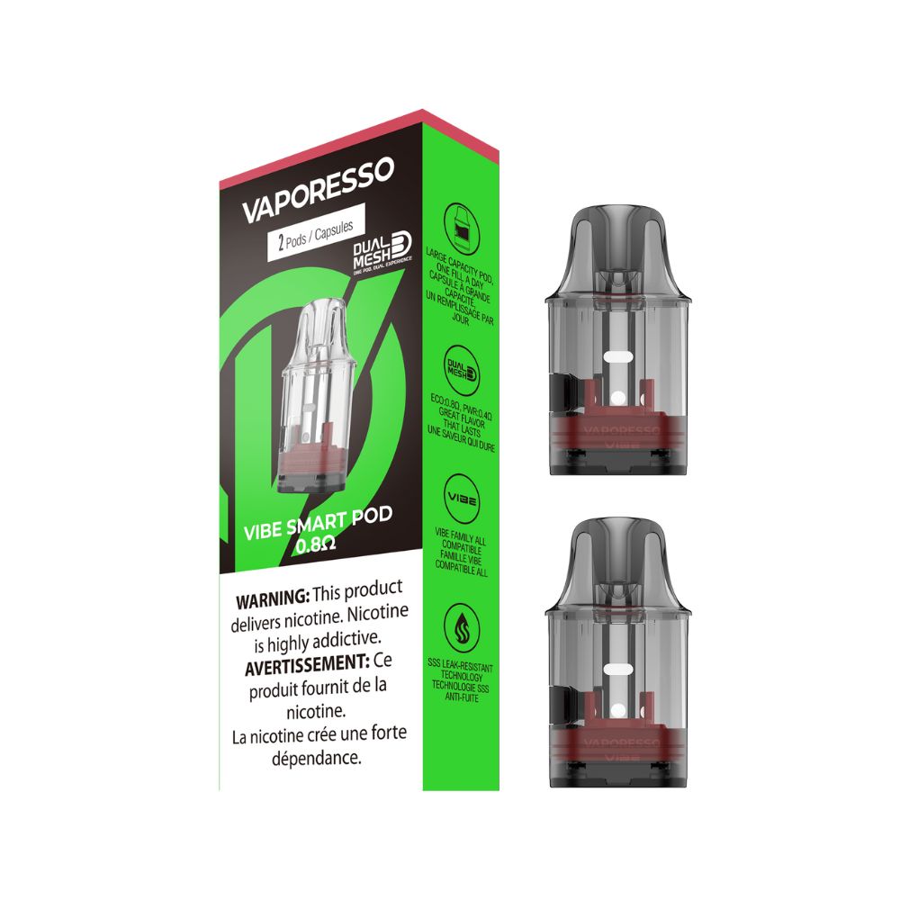 Vibe Replacement Pod 2Pk, Resistance: 0.8