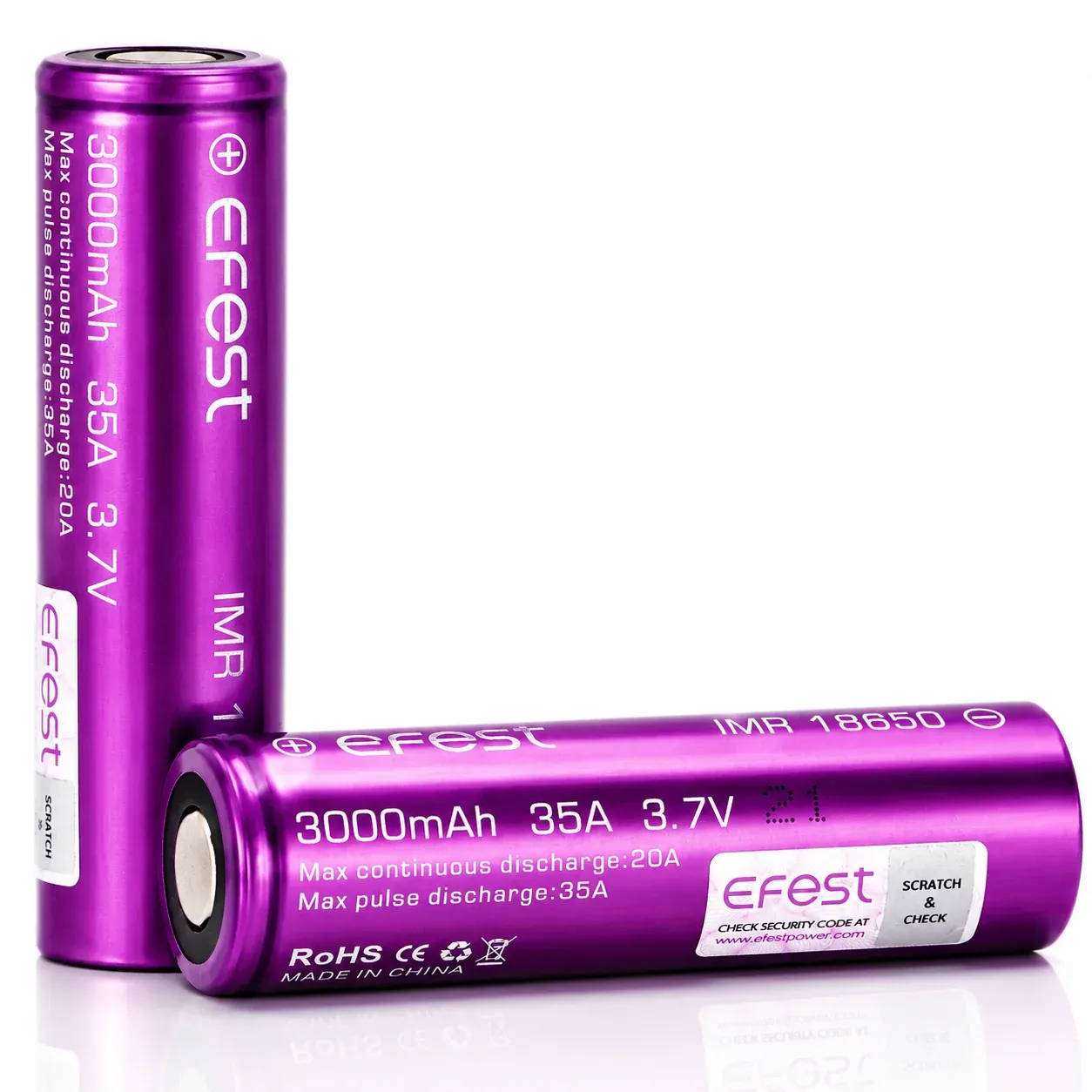 Efest 18650 2Pk
