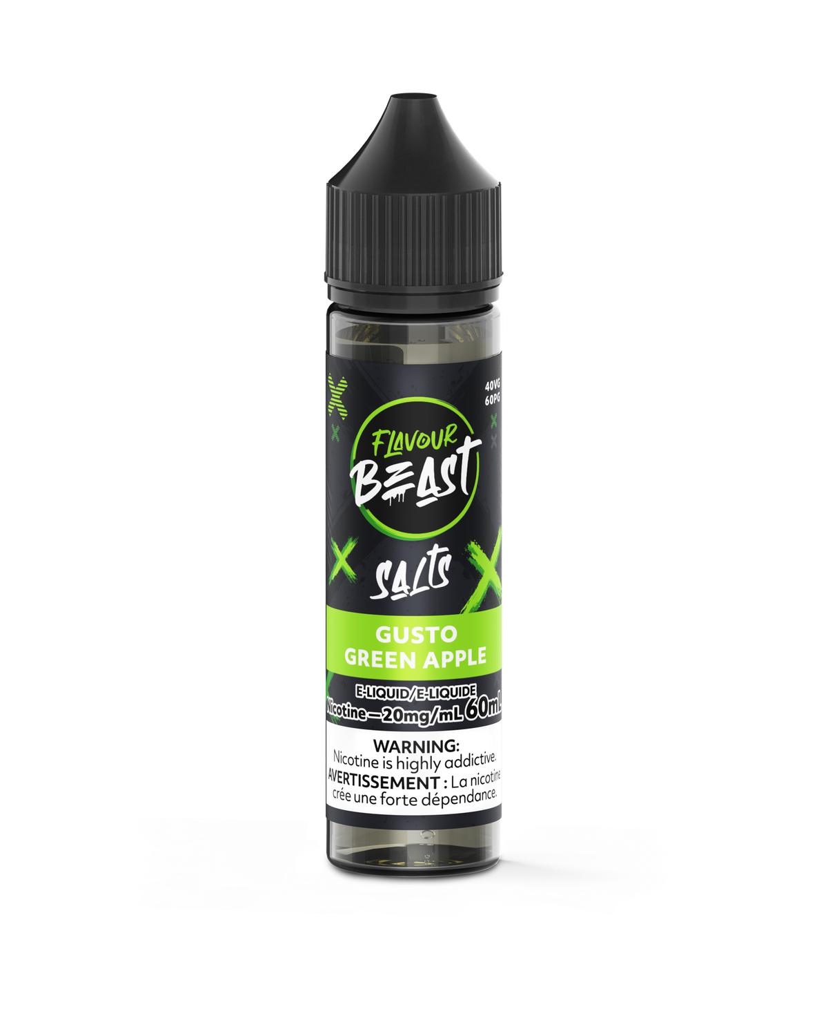 Gusto Green Apple Salts 60ml