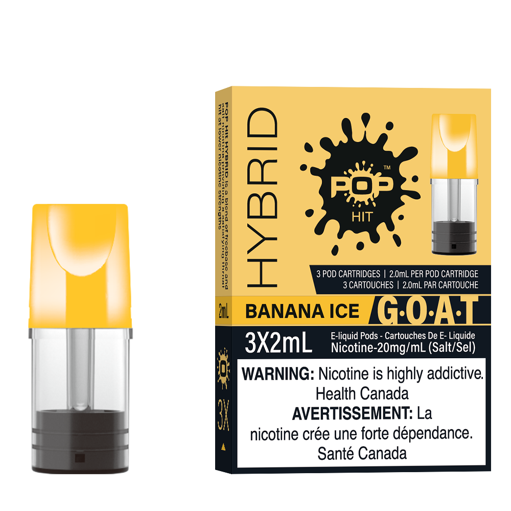 Pop Hybrid Pods, Flavour: Banana Ice