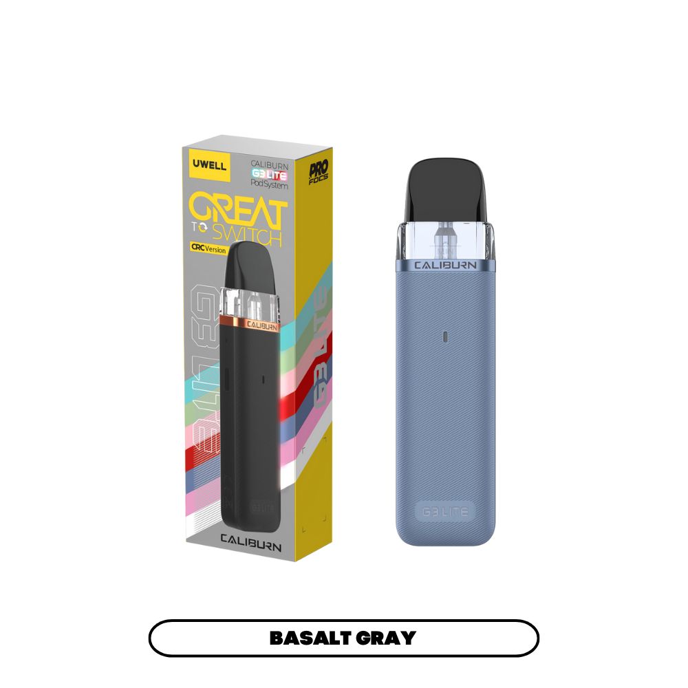 Caliburn G3 Lite Starter Kit (Discontinued), Colour: Basalt Gray