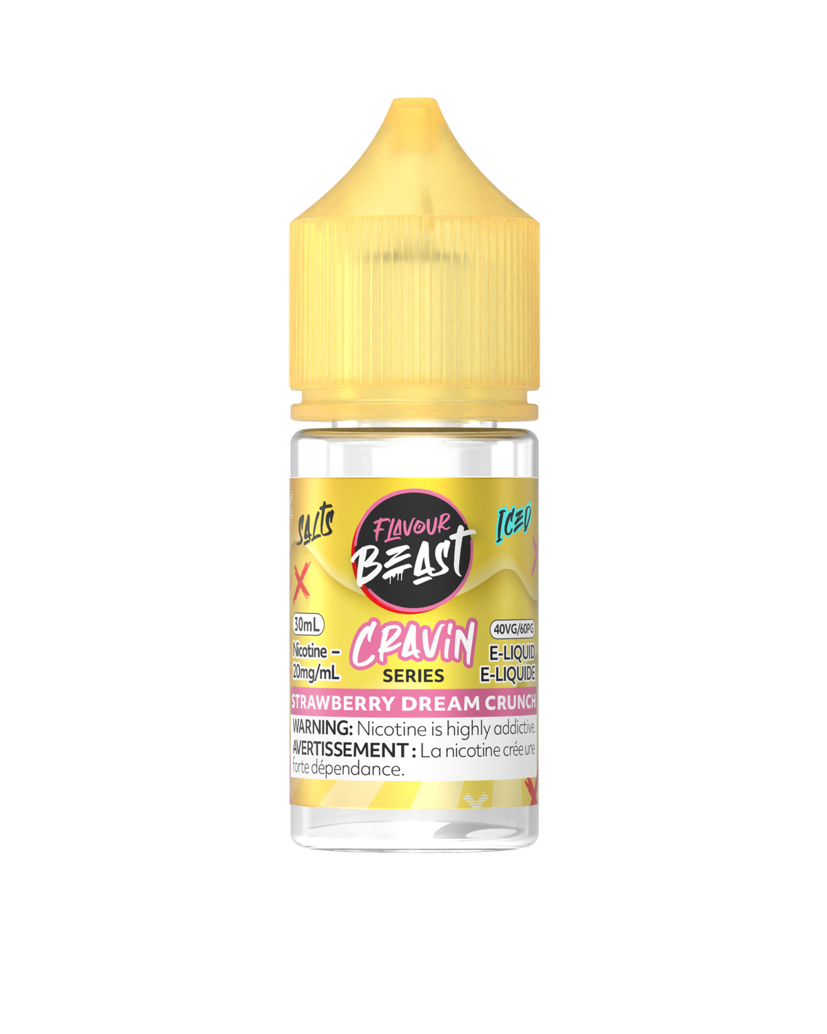 Cravin Strawberry Dream Crunch Iced Salts 30ml