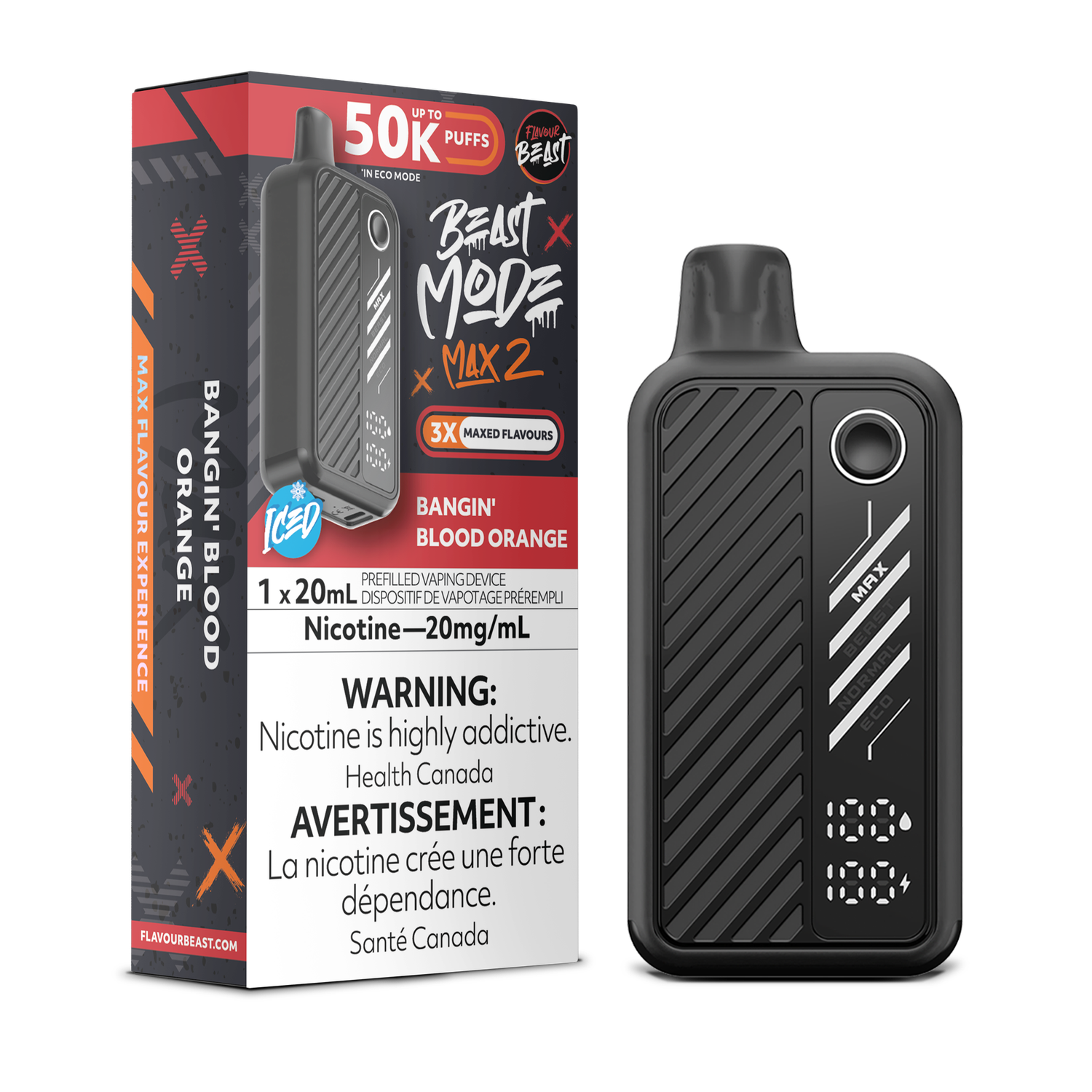 Beast Mode Max 2 (Discontinued), Flavour: Bangin Blood Orange