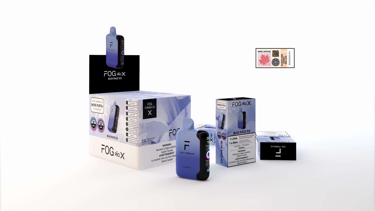 Pro X, Flavour: Blue Razz Ice