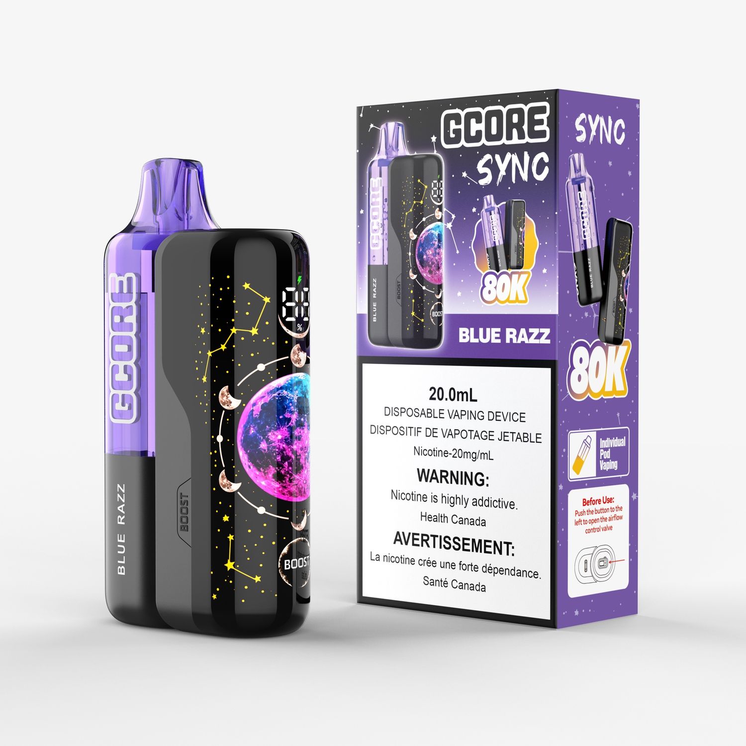 Sync Kit (Discontinued), Flavour: Blue Razz