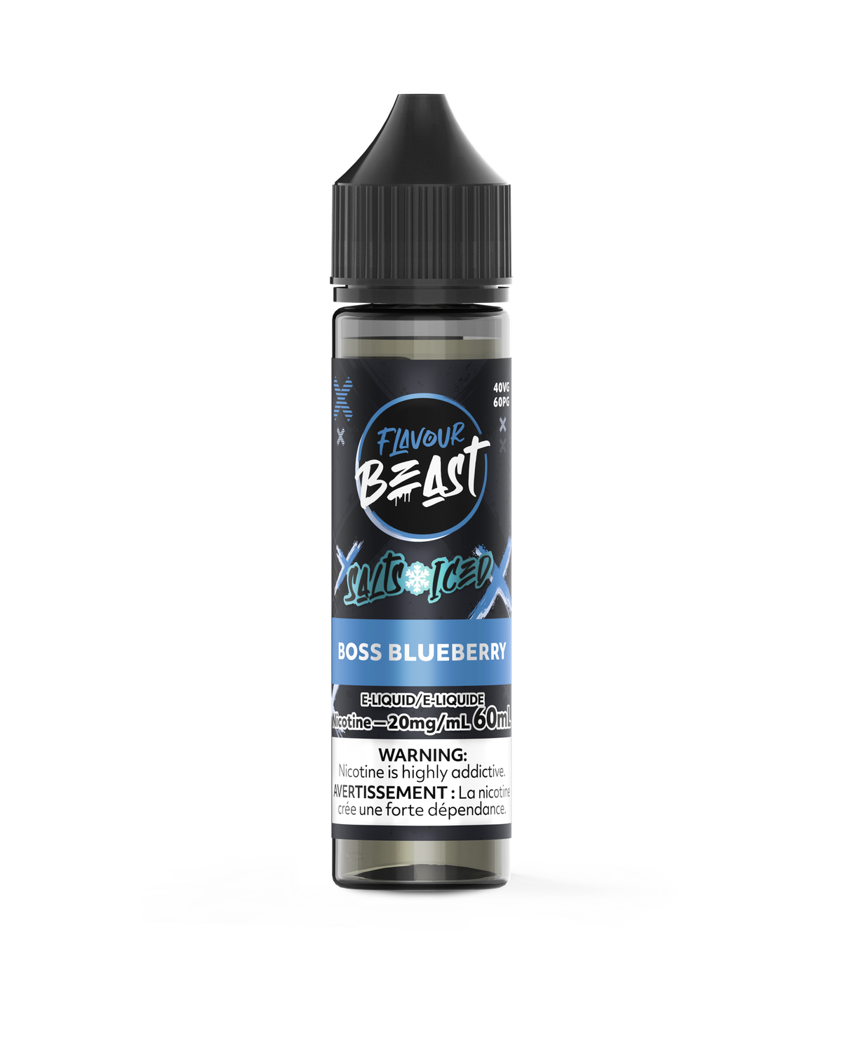 Boss Blueberry Iced Salts 60ml