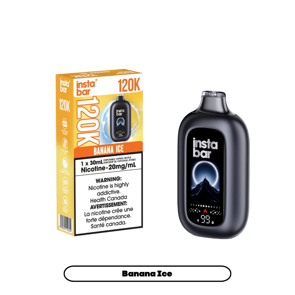 Insta Bar 120K, Flavour: Banana Ice