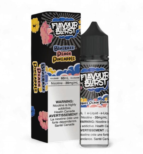 Bluerazz Peach Pineapple FLB Salts 60ml, Nicotine Strength: 20mg