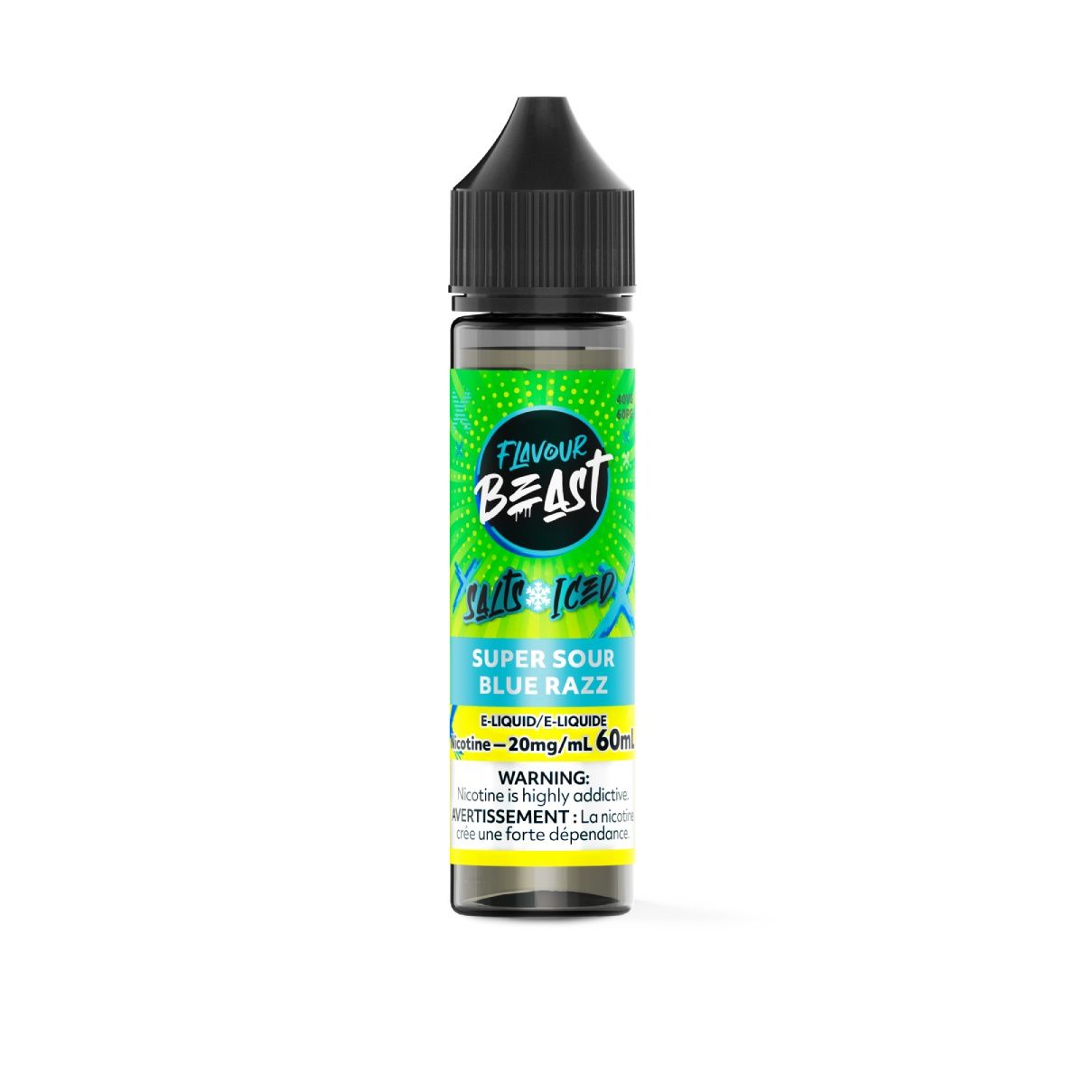 Super Sour Blue Razz Salts 60ml