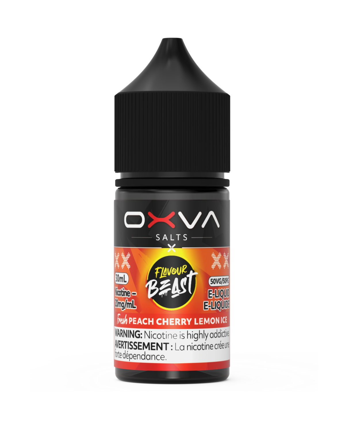 FBOX Peach Cherry Lemon Ice Salts 30ml, Nicotine Strength: 20mg