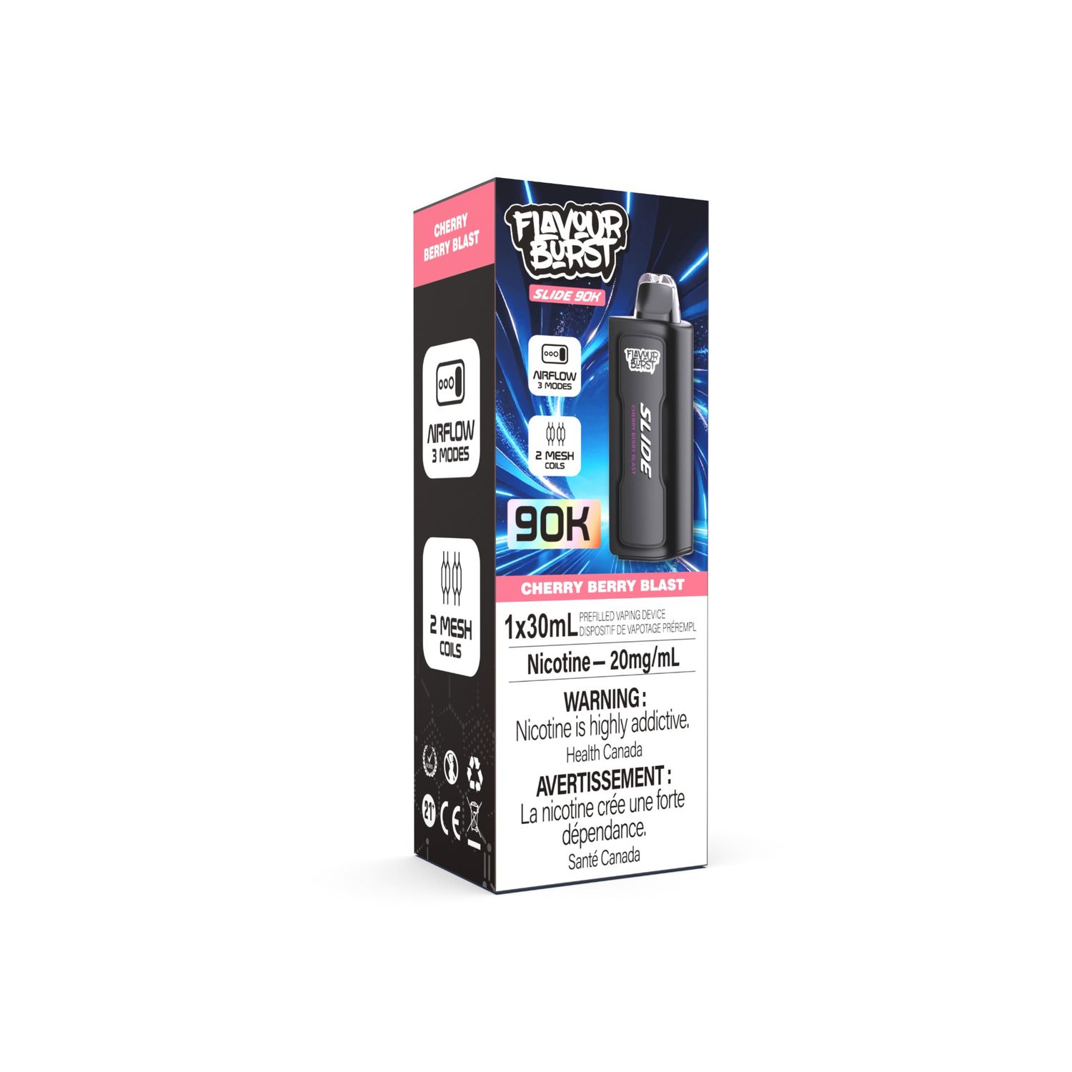 Slide 90K Pod, Flavour: Cherry Berry Blast