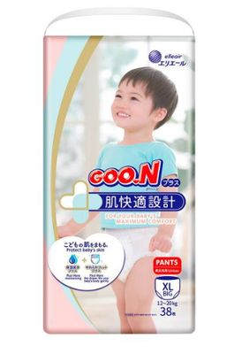 ELLEAIR GOO.N PLUS BABY DIAPER PANTS XL-SIZE 38SHEETS