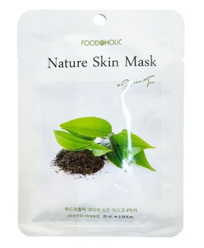 FOODAHOLIC NATURE SKIN MASK  GREENTEA