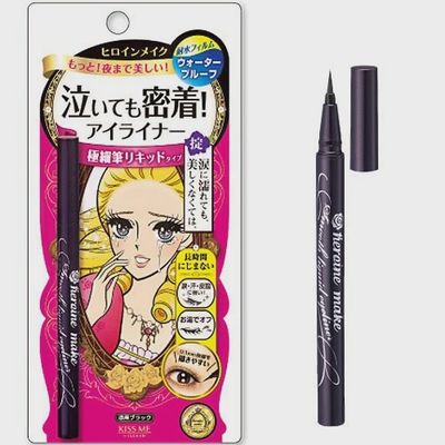 KissMe Heroine Make Smooth Liquid Eyeliner Super Keep 01(Jet Black)