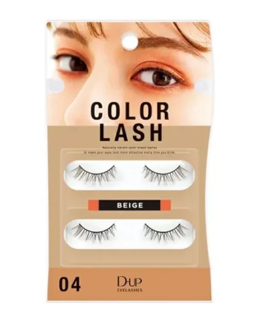 D.U.P EYELASHES COLOR LASH 04 (Beige)
