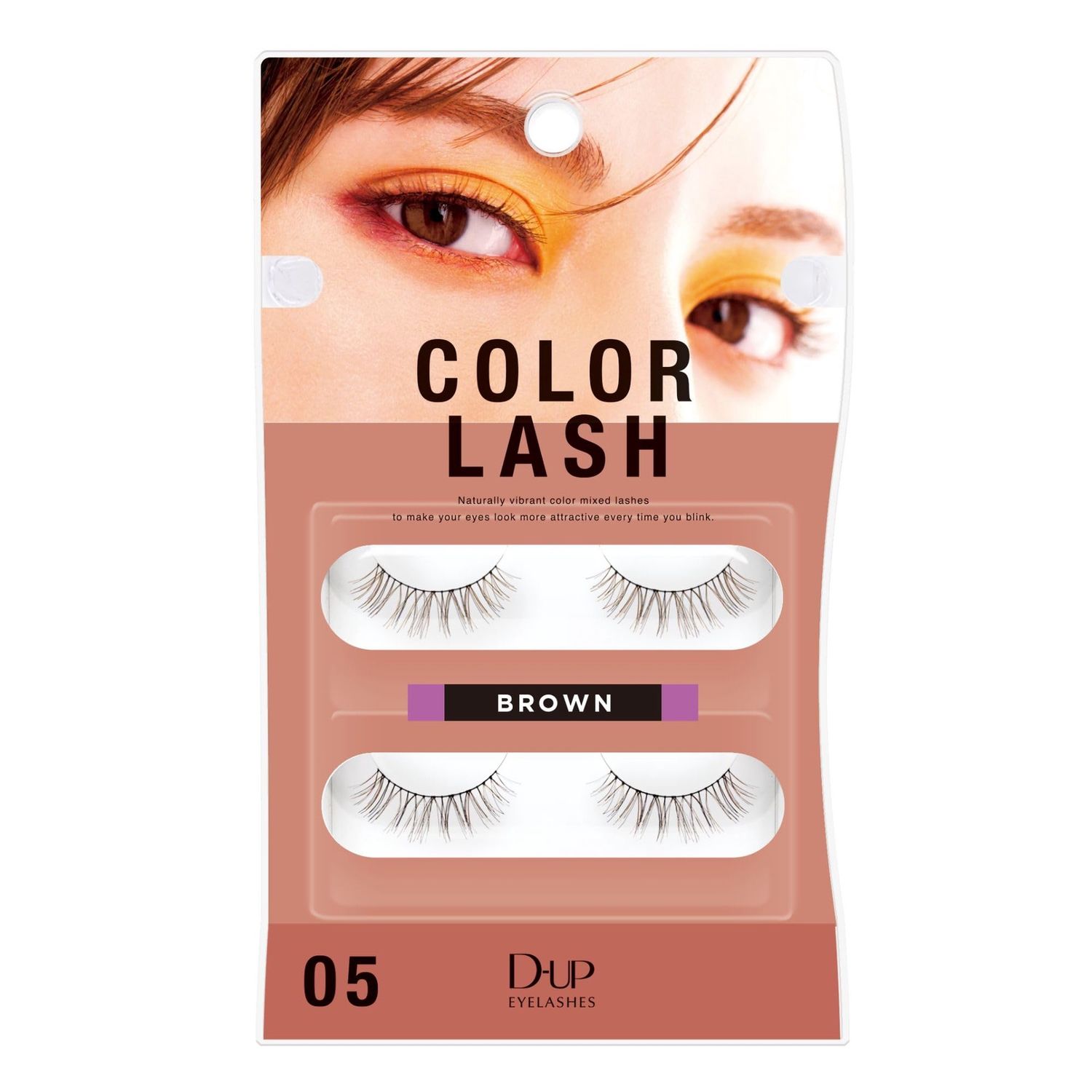 D.U.P EYELASHES COLOR LASH 05 (Brown)