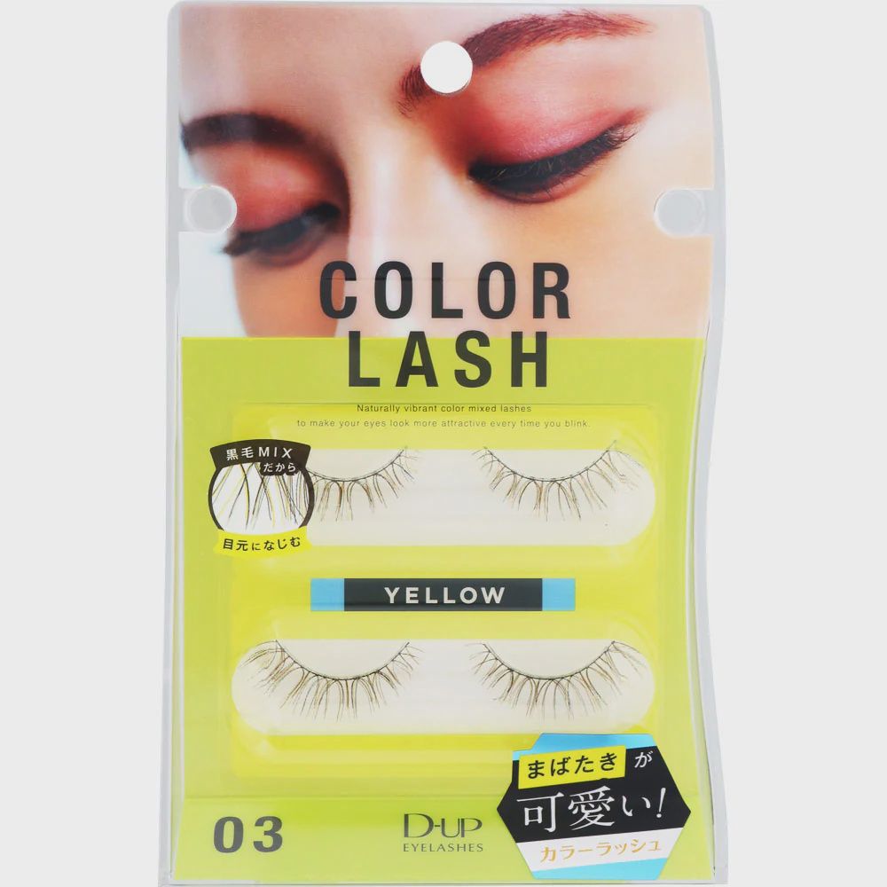 D.U.P EYELASHES COLOR LASH 03 (Yellow)