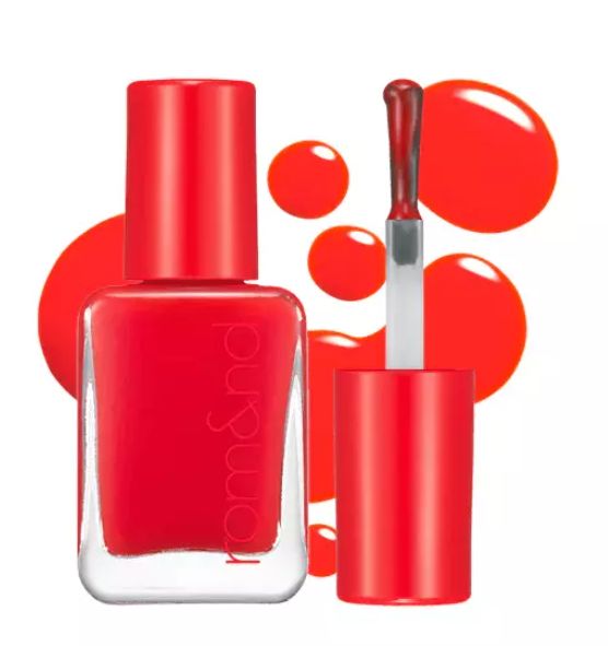 ROM&amp;ND MOOD PEBBLE NAIL 14.ZESTY RED