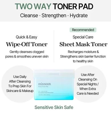 Mixsoon Toner Pad Bifida